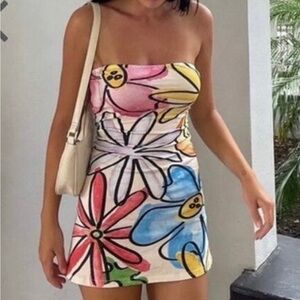 VRG Girl strapless dress